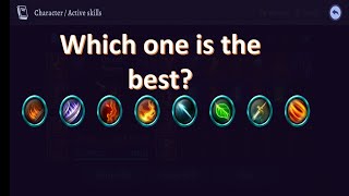 Darkrise: Which skill is the best? (Warrior edition) screenshot 1