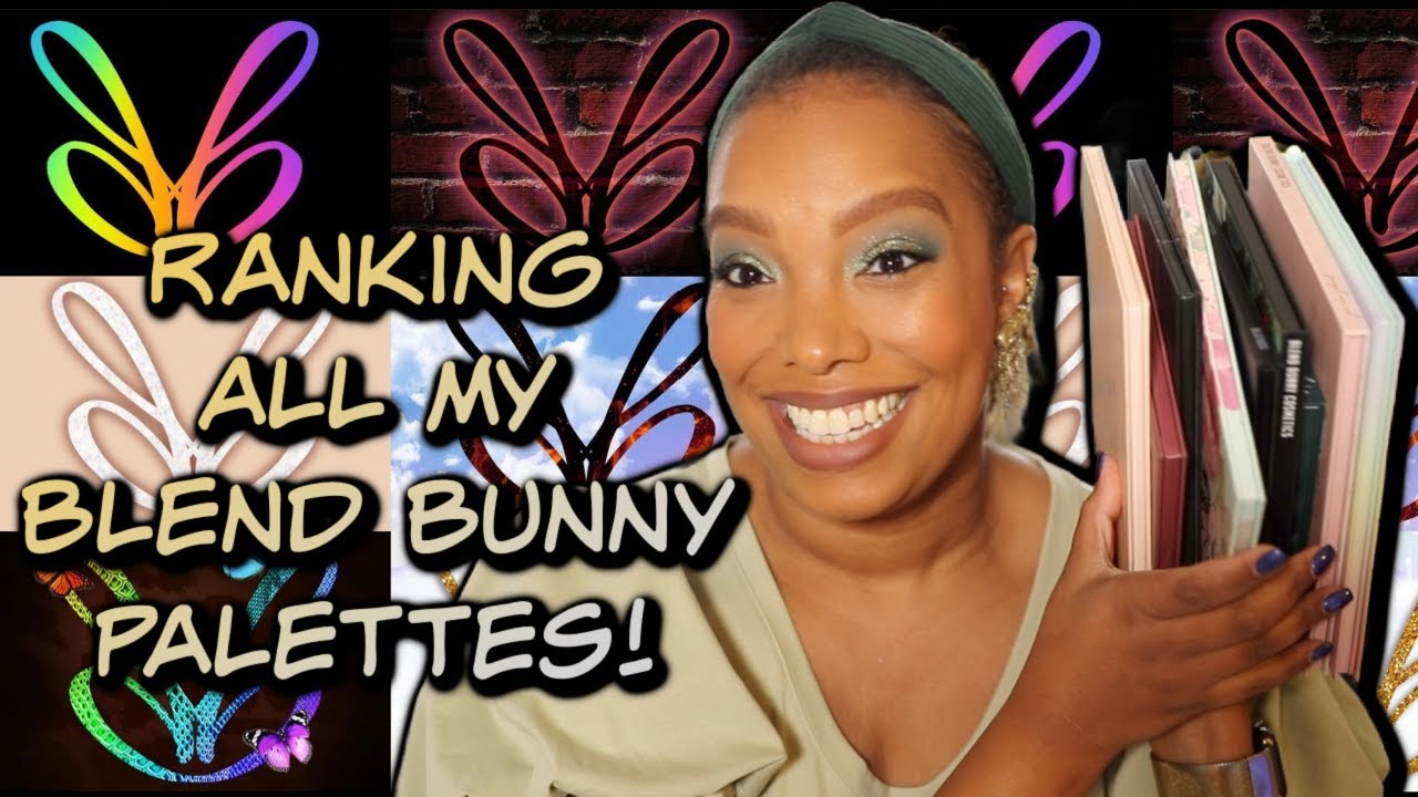 Blend Bunny Cosmetics Ranking All My Palettes! blendbunnycosmetics YouTube
