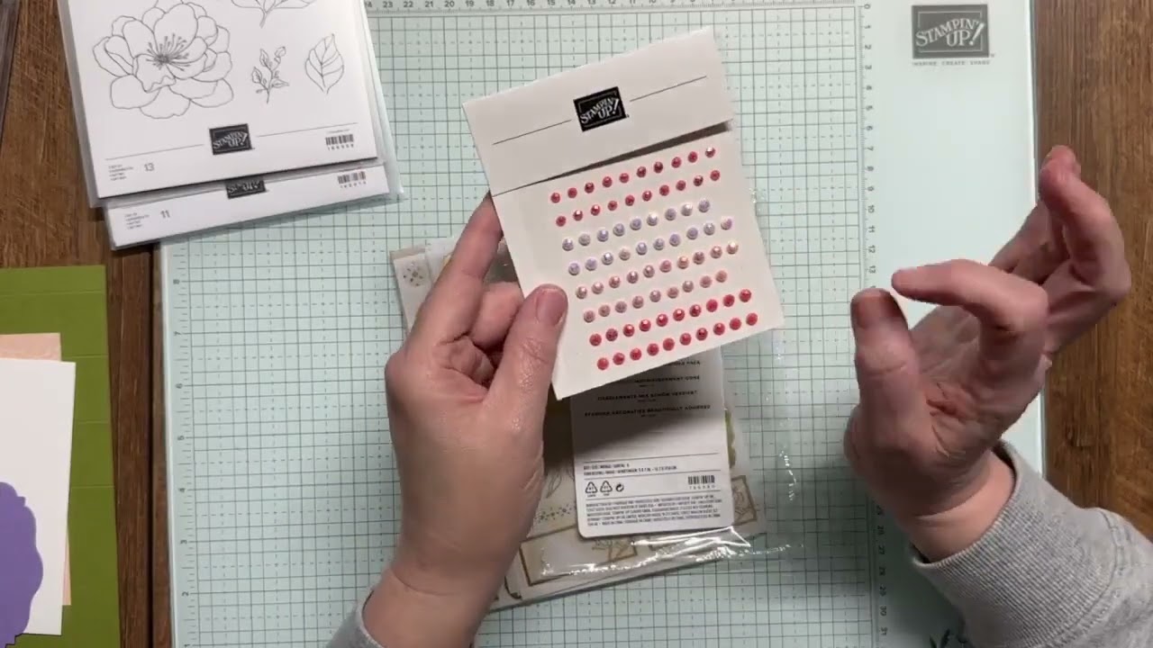 Jan. 7-Card Made with Lovely & Beautiful Suite