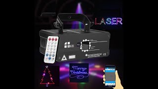 Animation Laser Projector | Christmas | Halloween | word editing
