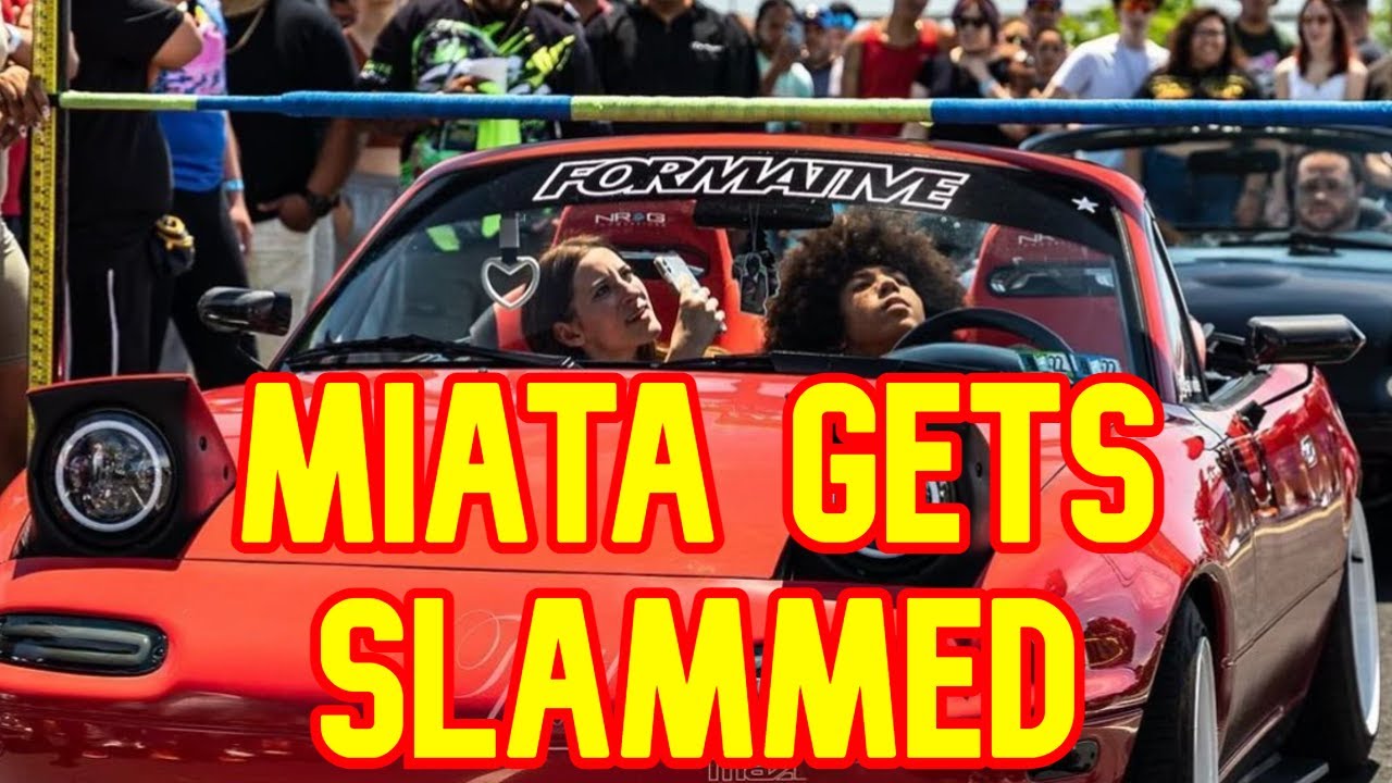 Mazda Miata: Adjustable coilovers (lowering) complete.