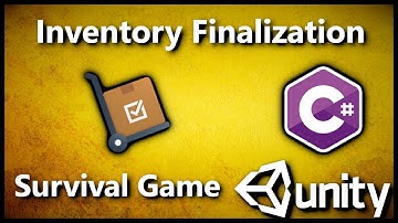 Unity 3D Survival Game: Inventory Finalization C# #14