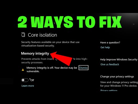 How To Fix Can't Enable Memory Integrity in Windows 11 - NEW 2025