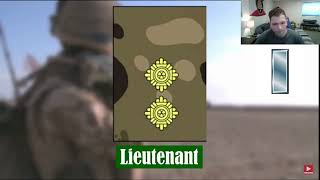American Guardsman Reacts | British ranks