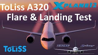 ToLiss A320  Flare and Landing Test