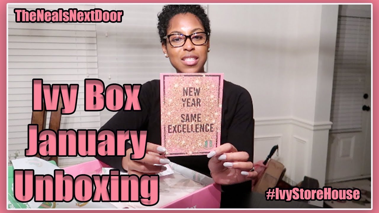 Ivy Box January Unboxing Alpha Kappa Alpha Inc YouTube