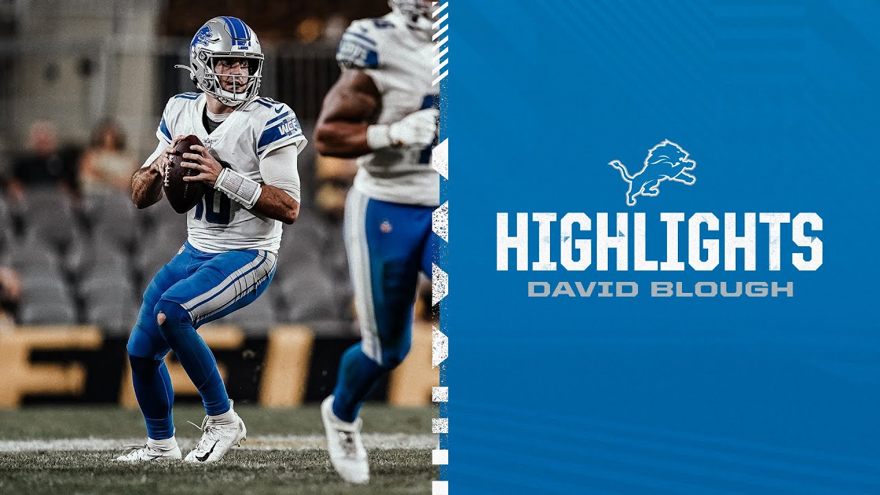 Lions at Steelers | David Blough highlights