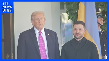 トランプ大統領がゼレンスキー大統領と会談　巡航ミサイル「トマホーク」供与について慎重な姿勢示す｜TBS NEWS DIG
