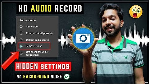 Best Settings For Open Camera |  No Background Noise Setting | In Bengali