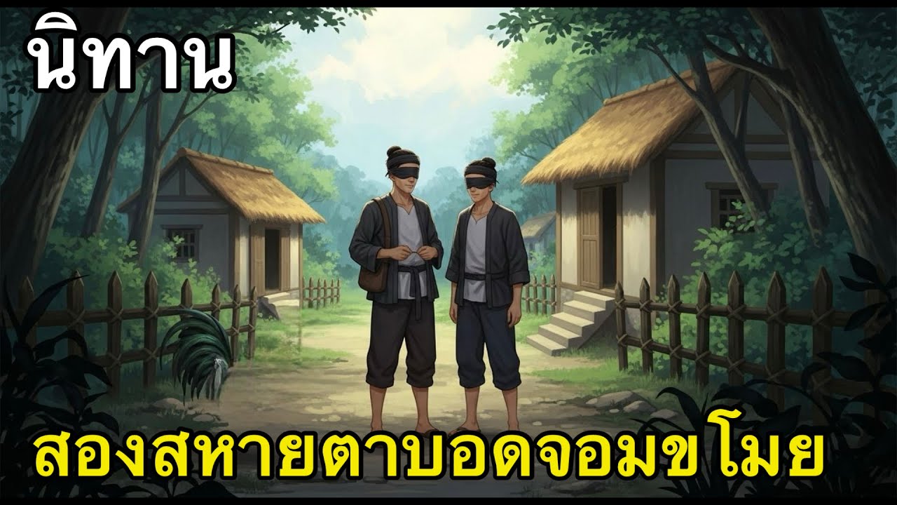 นิทาน✴️สองสหายตาบอดจอมขโมย✴️#นิทานก่อนนอน #นิทานพื้นบ้าน #นิยาย #ตำนานเรื่องเล่า #