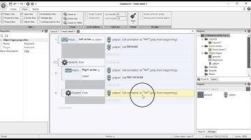 KKU Tutor สร้างเกมด้วย construct2 - การใช้งาน platform และ ทำ animation เบื้องต้น 2