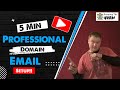 How To Set Up A Professional Email Account On Your Domain With Siteground #024