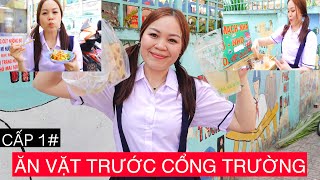 Tập#1: THỬ THÁCH 100K ĂN VẶT TRƯỚC TRƯỜNG THỚI TAM / VỀ THĂM BA MẸ.