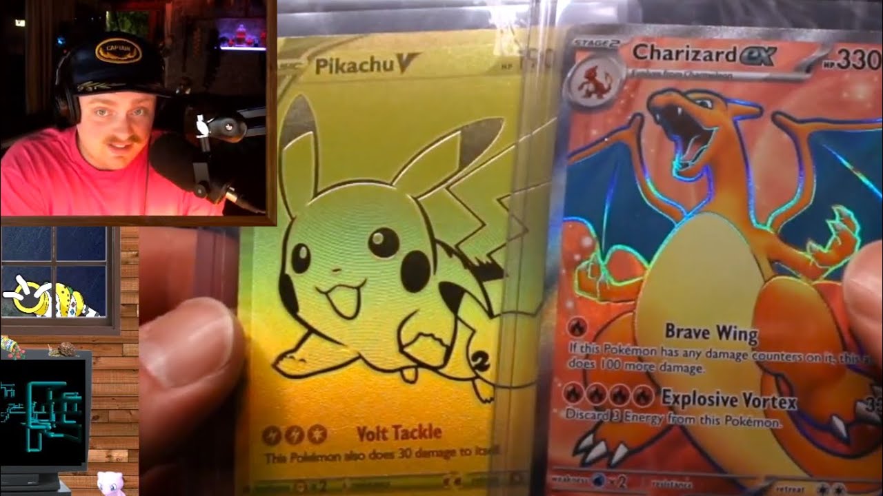 Gus Shows Off His Pokemon Pickups and Rips Open Packs
