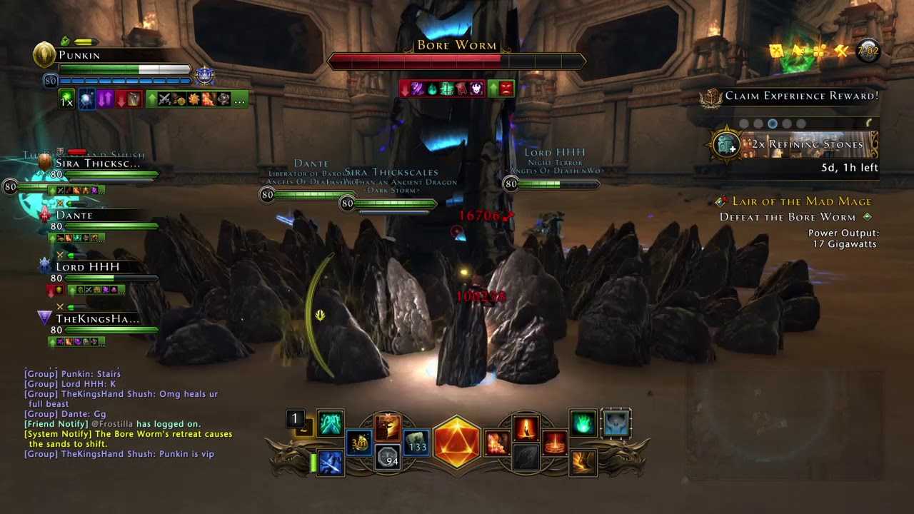 Neverwinter: LoMM Boreworm- Healing through 28k