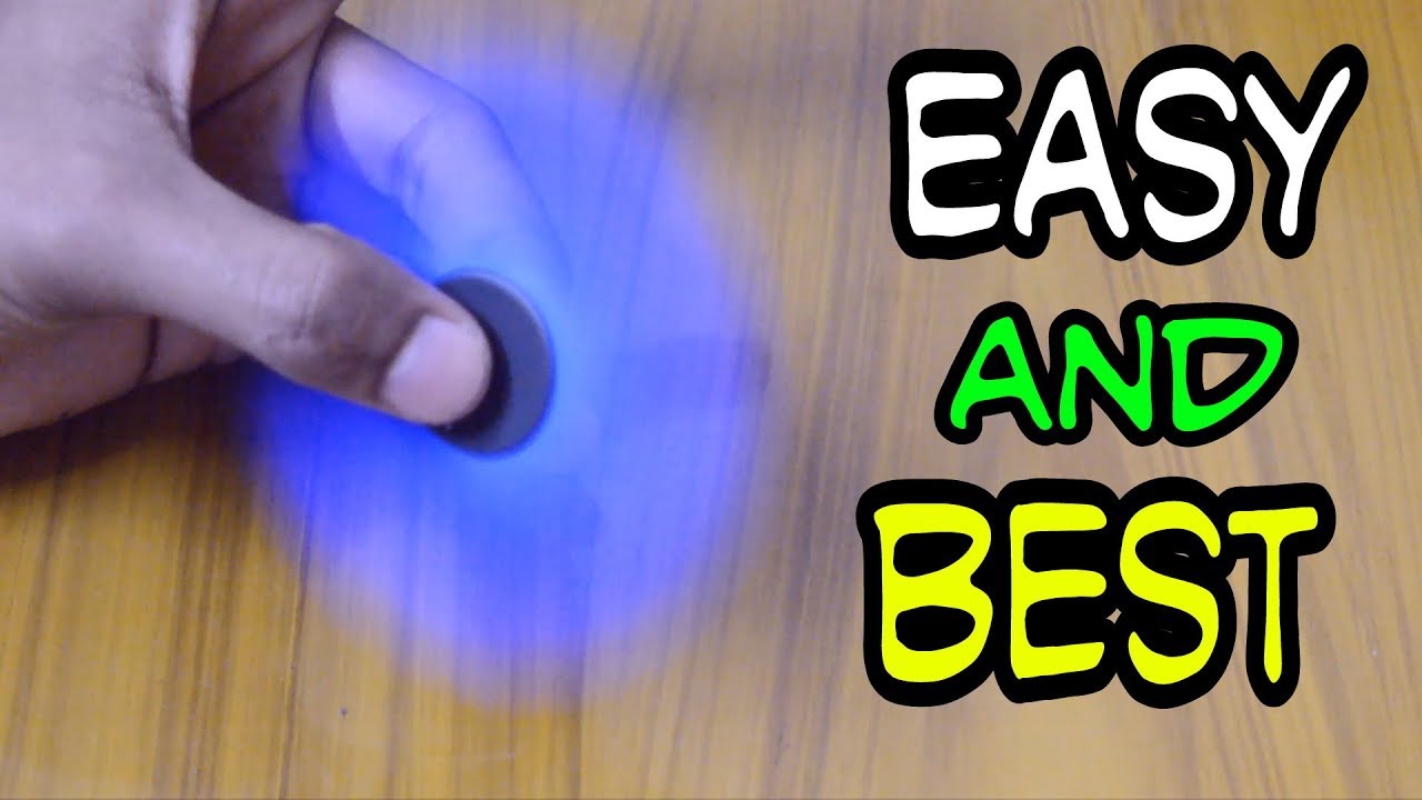 How To Make Fidget Spinner at Home Without Bearings - YouTube