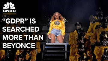 GDPR Is Outpacing Beyonce in Google Search | CNBC