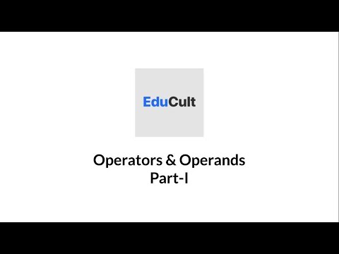 Introduction to Python: Operators & Operands (Part 1)