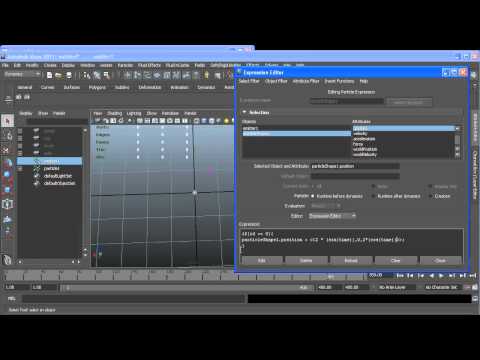 Maya Dynamics - Scripting Particle Orbits - Part 1