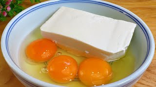 New Way to Cook Tofu and Eggs: Tender and Flavorful, Loved by All❗豆腐和鸡蛋的新做法：滑嫩入味人人爱吃❗Juicy and Tasty