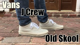 vans old skool j crew