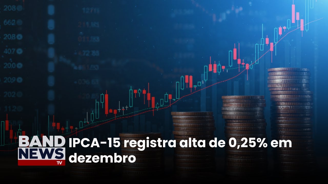 IPCA-15 registra alta de 0,25% em dezembro | BandNews TV