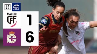 Madrid Cff Vs Deportivo Abanca 1-6 Resumen Y Es Highlights Liga F