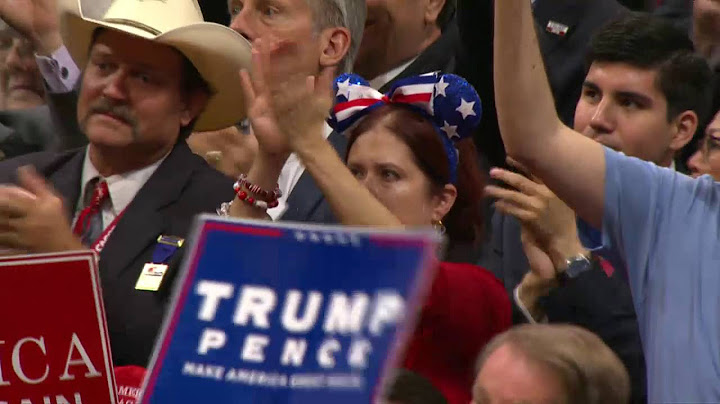 Donald Trump's RNC speech (part 4)