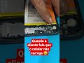 celular não liga e não carrega #molhado #isolutioncell #smartphone