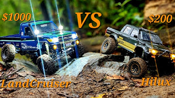 Upgraded Portal Axle MN82 Toyota LandCruiser VS Straight Axle WPL C64-1 Toyota Hilux