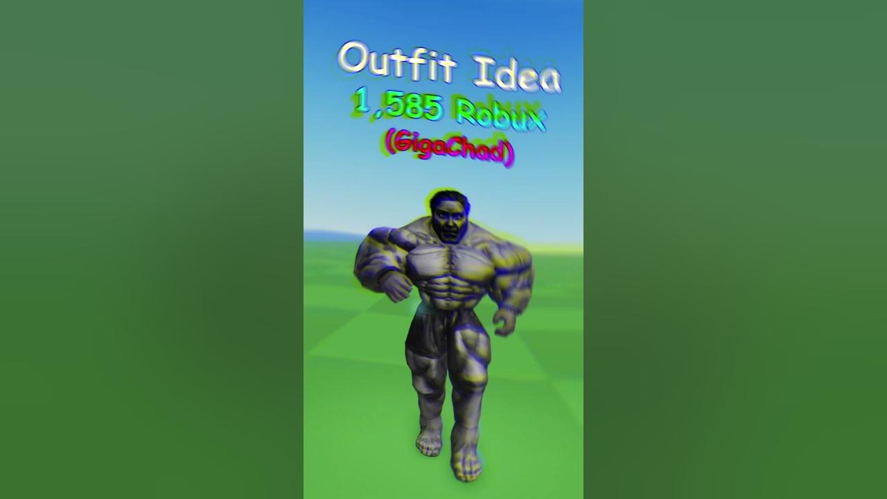 Making Roblox GigaChad Outfit Idea ? - YouTube