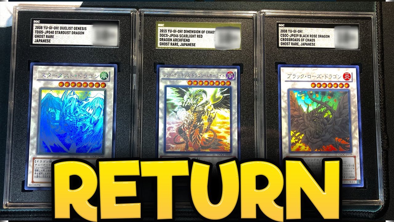 Incredible SGC 40 Yugioh TCG Card Graded Return (Gold Label