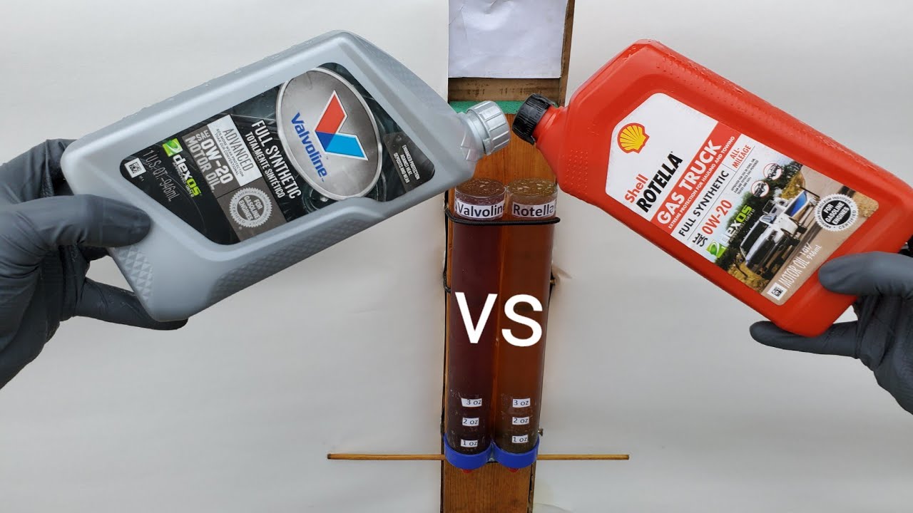 Valvoline vs Rotella engine oil YouTube