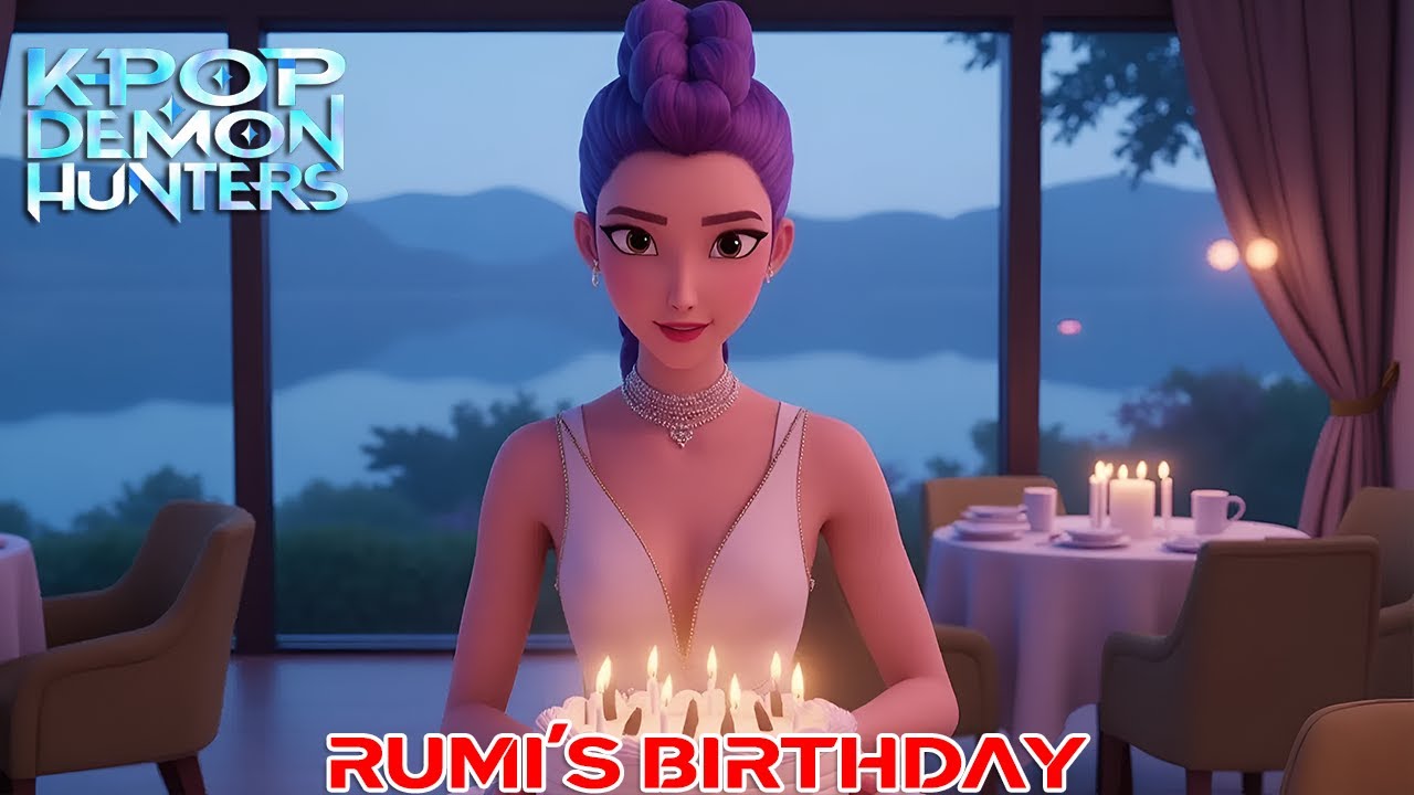 K-Pop Demon Hunters | Rumi's Birthday - K-Pop Inspired Animation