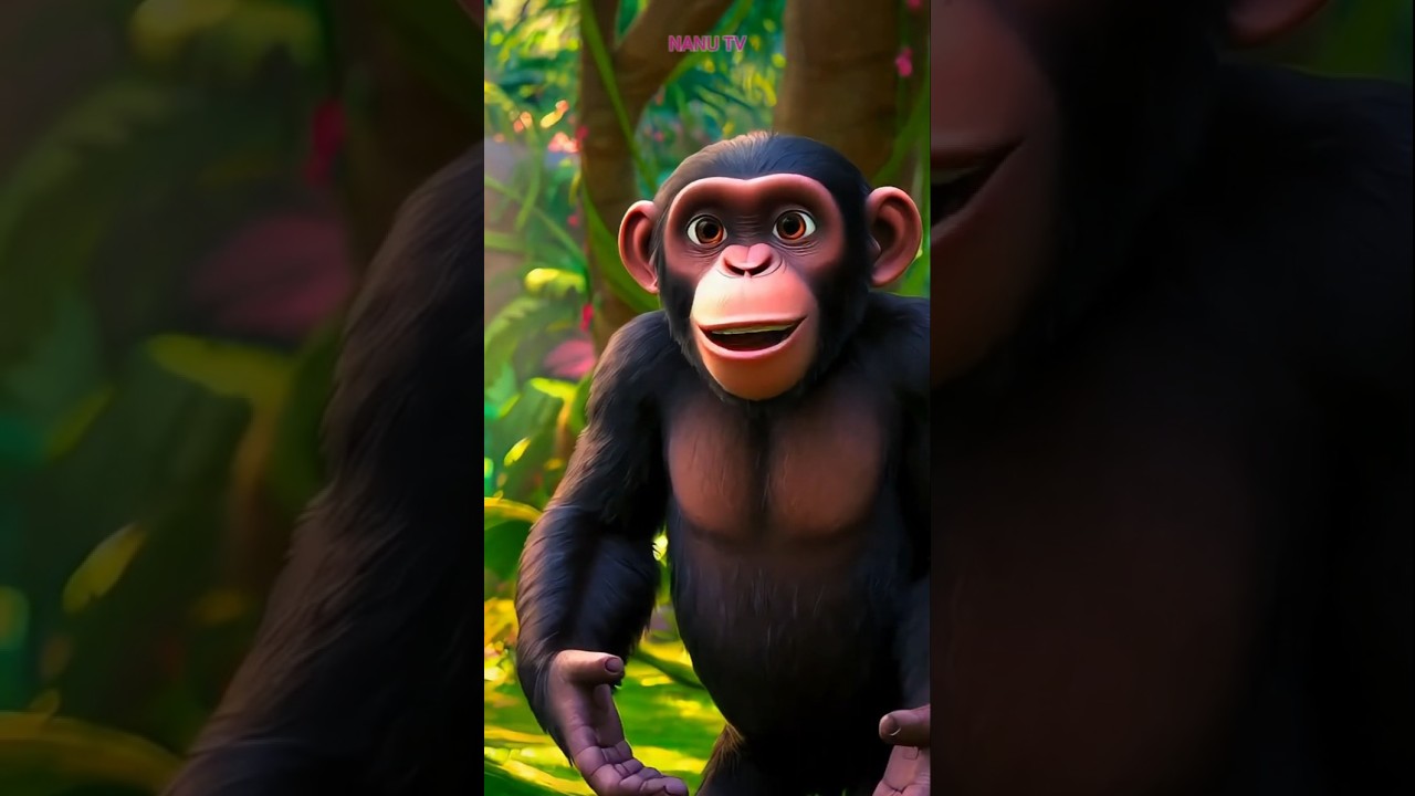 Meet Your 3D Animal Friends - Deer, Wolf, Chimpanzee