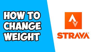 How To Change Weight on Strava PC
