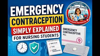 Emergency Contraception Made Simple 💊 | Must-Know Nursing Notes in Minutes!