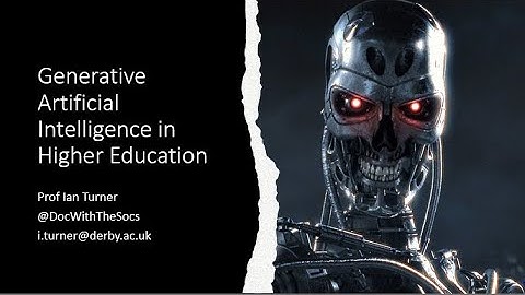 Generative Artificial Intelligence in Higher Education (ChatGPT)