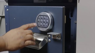 Changing the Combination on an Electronic Lock with Swing Bolt