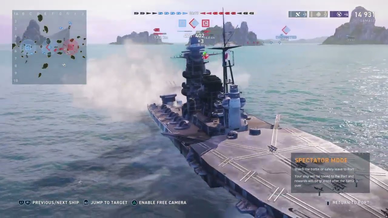 Dewa Early access Aviation battleship gameplay| World of Warships Legends