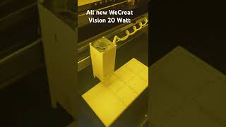 All New WeCreat Vision 20 Watt laser Engraver #woodworking #wecreat #laserengraving #lasercutting