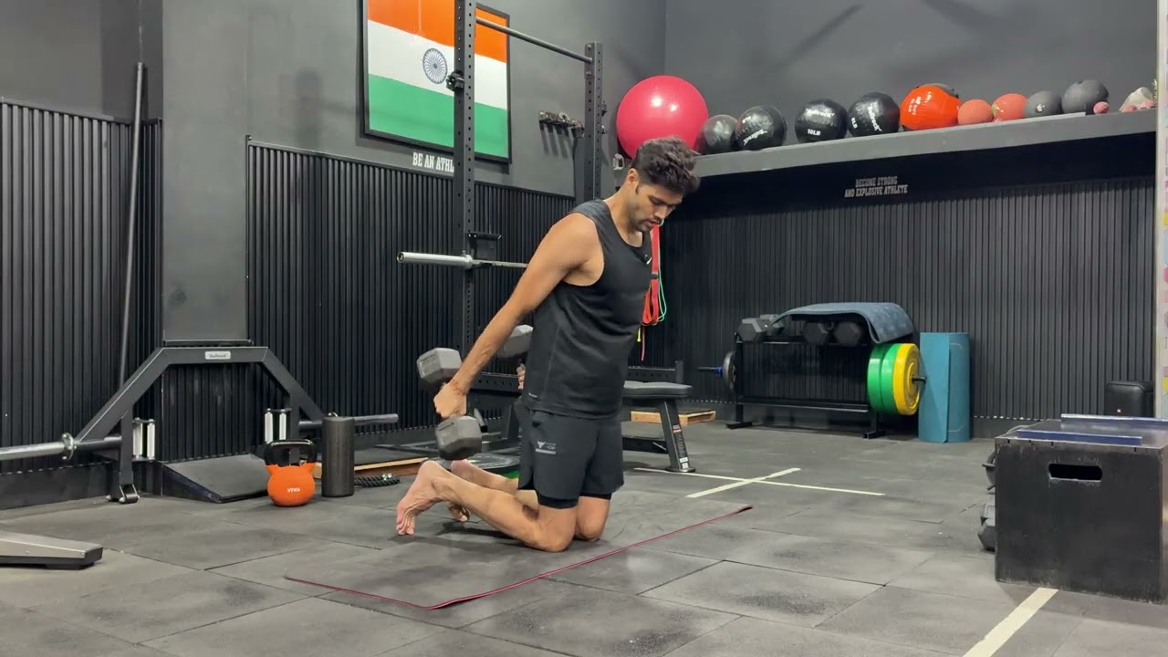 Dumbbell hammer curls (alternate hand) 