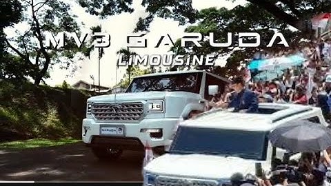 MV3 GARUDA  LIMOUSINE MOBIL BARU PRESIDEN PRABOWO BIKIN NGILER NEGARA TETANGGA,INI SPESIFIKASINYA