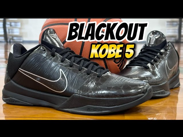 SUPER RARE!! Kobe 5 Blackout S2 batch review!!🔥🔥🔥 - YouTube
