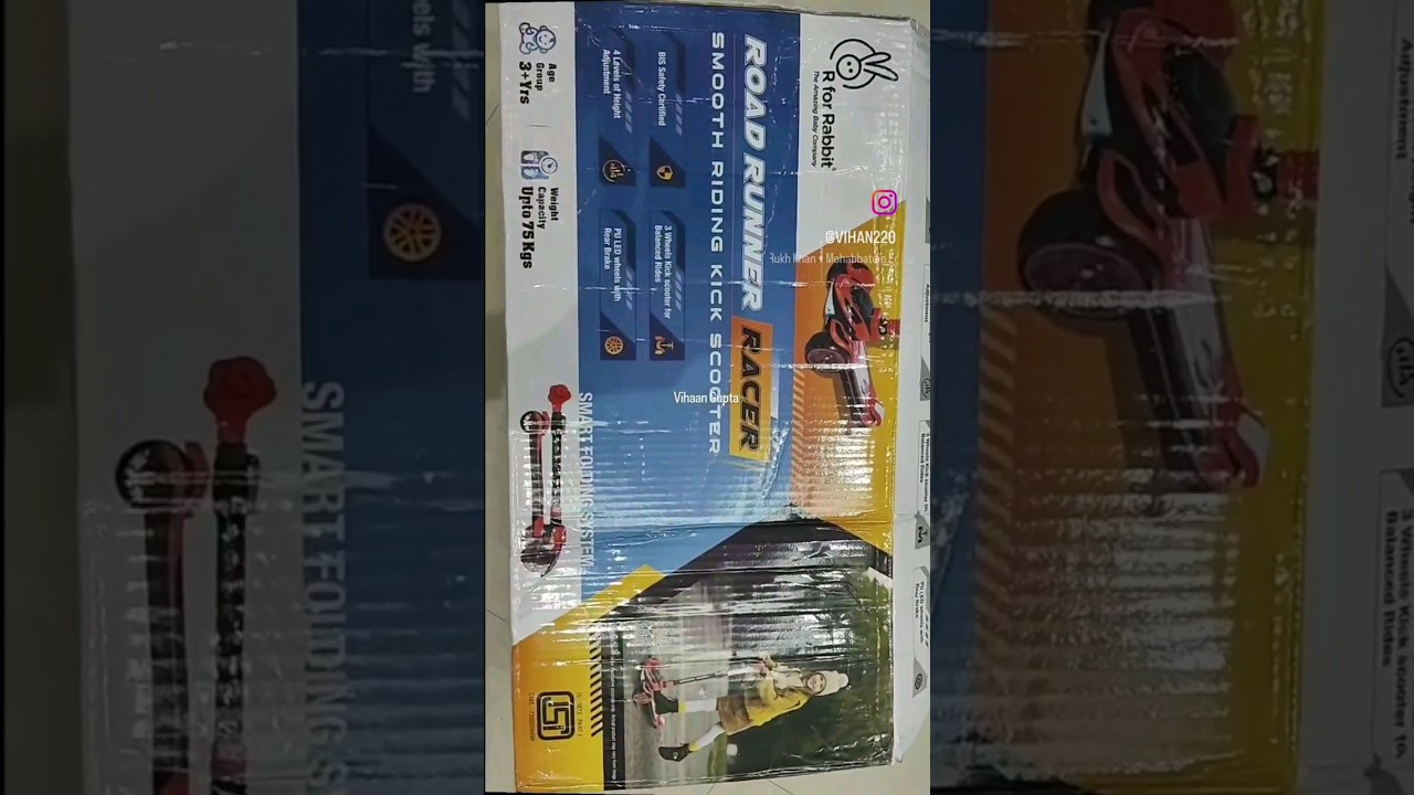 R for Rabbit Road Runner Racer Scooter Unboxing & Installation 🔧 | Honest Review for Parents 