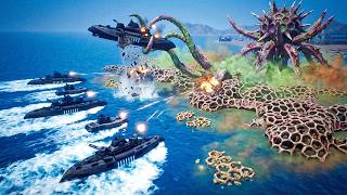 Using BATTLESHIPS To Defeat the Alien Virus in Calyx screenshot 3