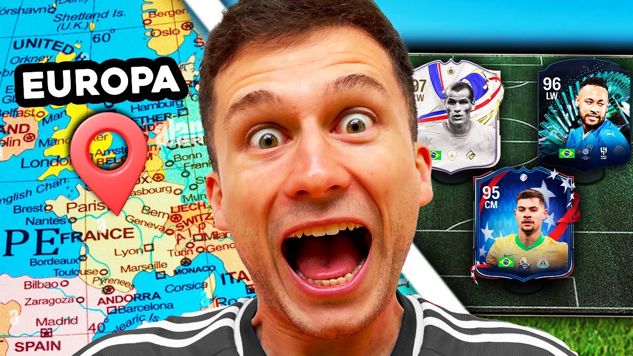 JOGUEI A WL NA EUROPA, COM UM TIME BRASILEIRO BUGADO 🔥🔥 É MELHOR JOGAR AQUI? EA FC 24