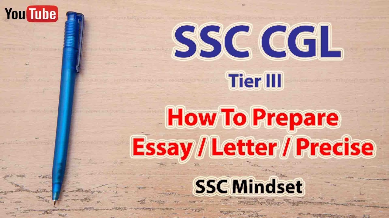 ssc essay writing format