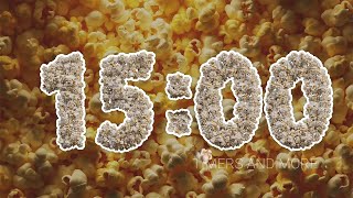 15 Minute Popcorn Inspired Countdown Timer