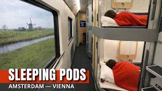 15 Hours on Europe’s First Capsule Hotel Sleeper Train | Amsterdam  — Vienna screenshot 3